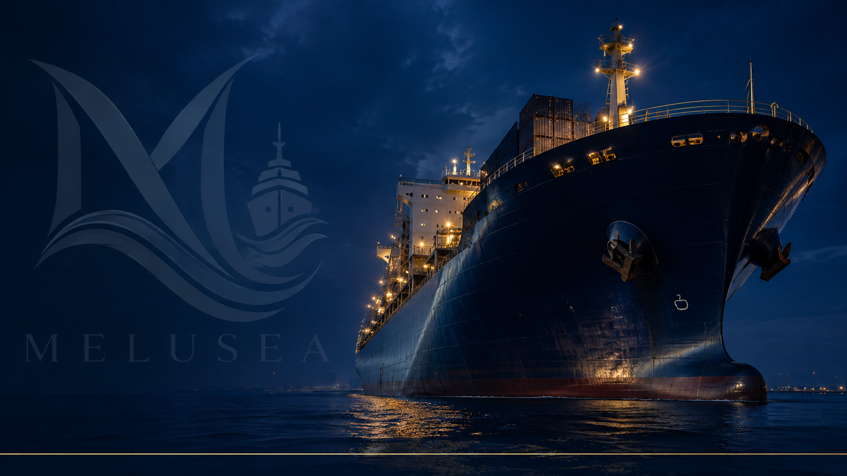 Commercial vessel supported by MELUSEA