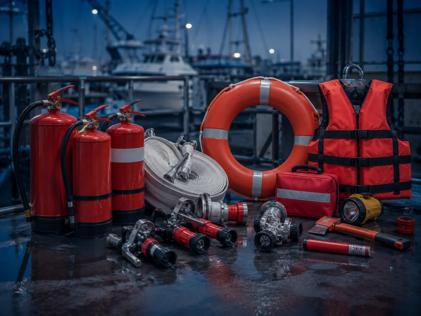 Firefighting & Life-Saving Equipment | MELUSEA Global Ship Chandler