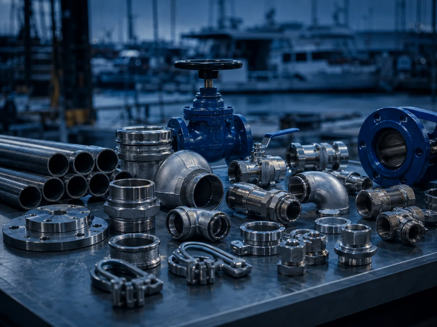 Pipes, Valves & Fittings | MELUSEA Global Ship Chandler
